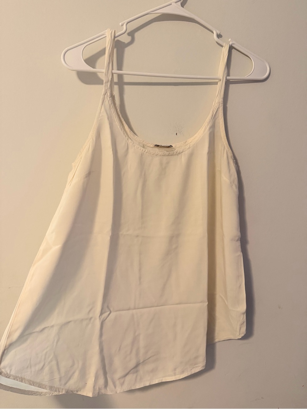 Splendid Cream Lightweight Satin Camisole